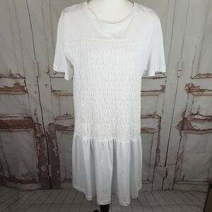 Zara White Midi Dress